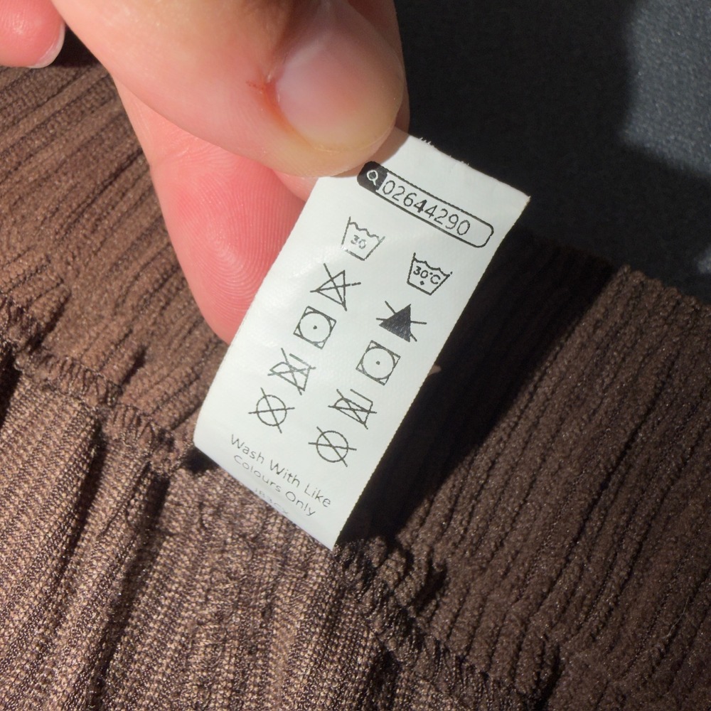 Halara Mid Rise Zipper Pocket Corduroy Casual Pants Acorn Brown Medium - Picture 3 of 9